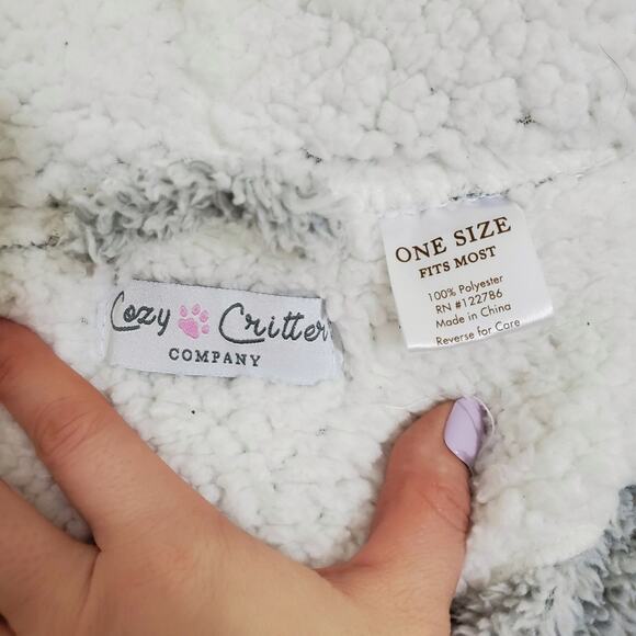 Cozy Critter | Panda Hood Soft Warm Robe with Pockets - Picture 4 of 8